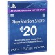 PREPAID CARD  PLAYSTATION LIVE CARD 20€